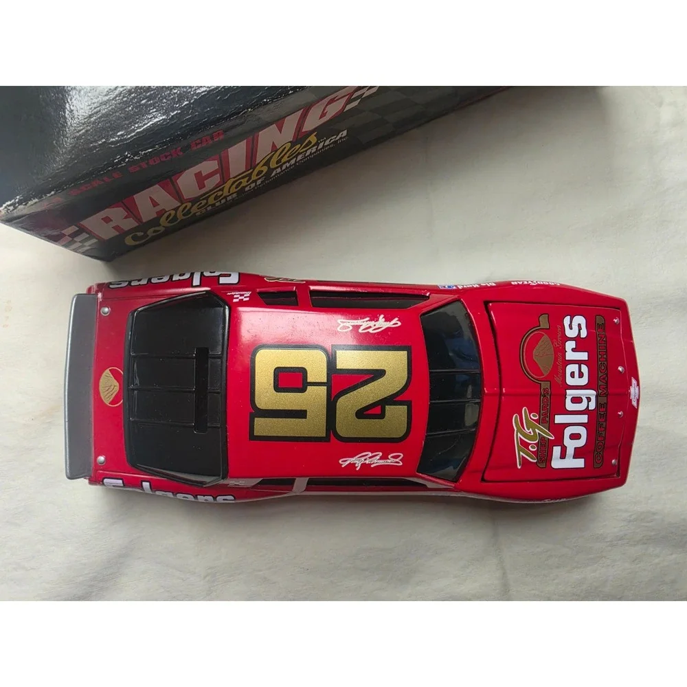 RCCA Tim Richmond Folgers #25 Stock Car Bank 1:24 Red Excellent Limited Edition